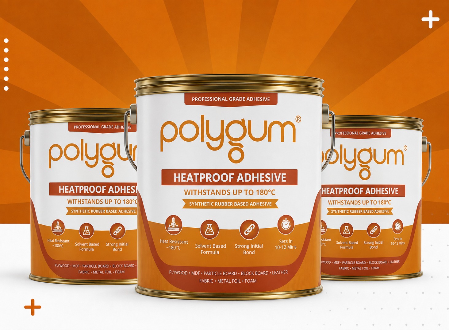 POLYGUM® Heat Proof SR Adhesive (HR 180°C) - Synergy Bonding Solutions