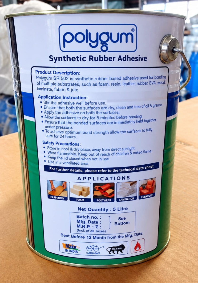 POLYGUM® SR 502 Synthetic Rubber Adhesive - Synergy Bonding Solutions