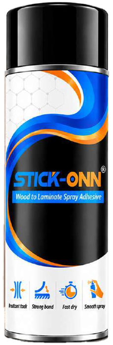 Stick-Onn Wood to Laminate Instant Spray - Synergy Bonding Solutions